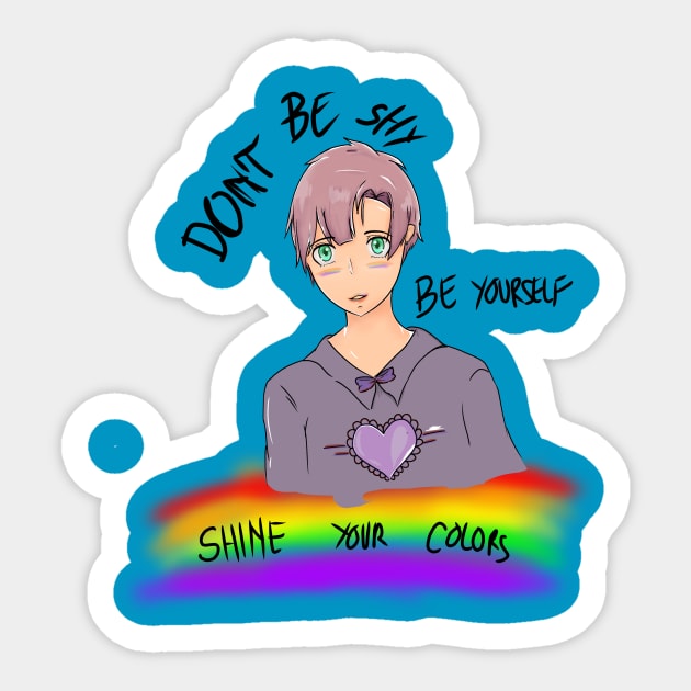 Shine Your Colors Sticker by Sarri